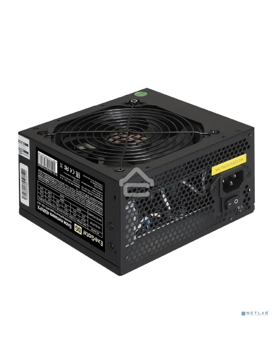 Блок питания Exegate, 450NPX (EX224733RUS), 450Вт, black, 120мм, черный