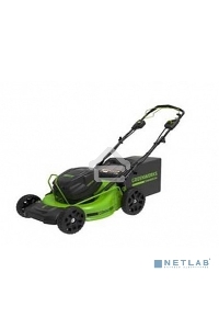 Газонокосилка самоходная, аккумуляторная Greenworks GC82LM51SP2, 82V, 51 см, бесщеточная, c 1*АКБ 5 А.ч. и ЗУ (2515907UB)
