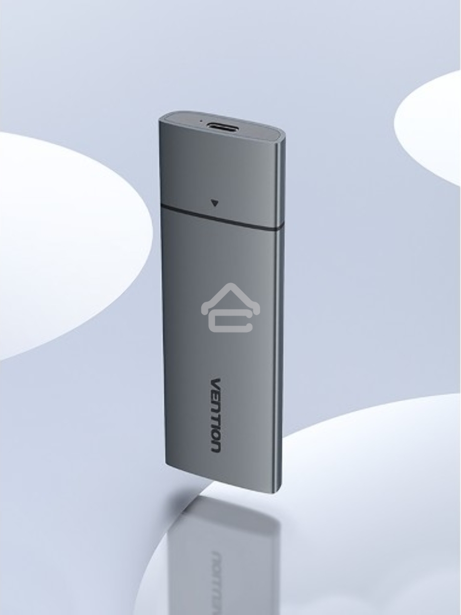 Корпус для SSD Vention USB 3.1 Gen 2-C M.2 NVMe Серый