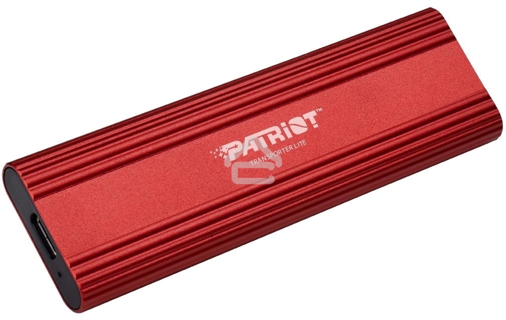 Внешний накопитель SSD Patriot 2TB USB-C, Transporter Lite, R/W 1000MB/1000MB/s, красный
