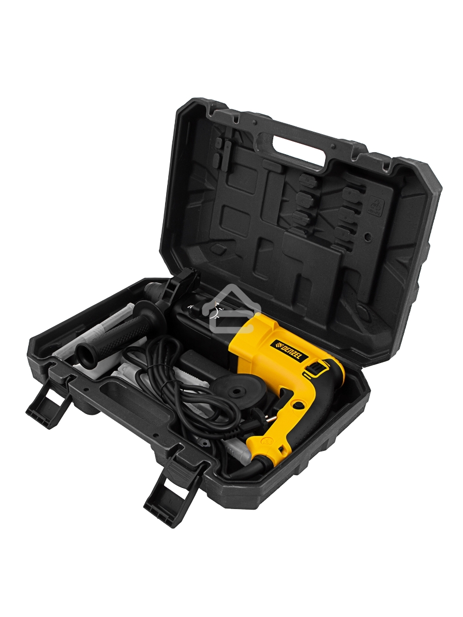 Перфоратор электрический RHH-800-26, SDS-plus, 800 Вт, 3 Дж, 3 плюс 1 реж. Denzel
