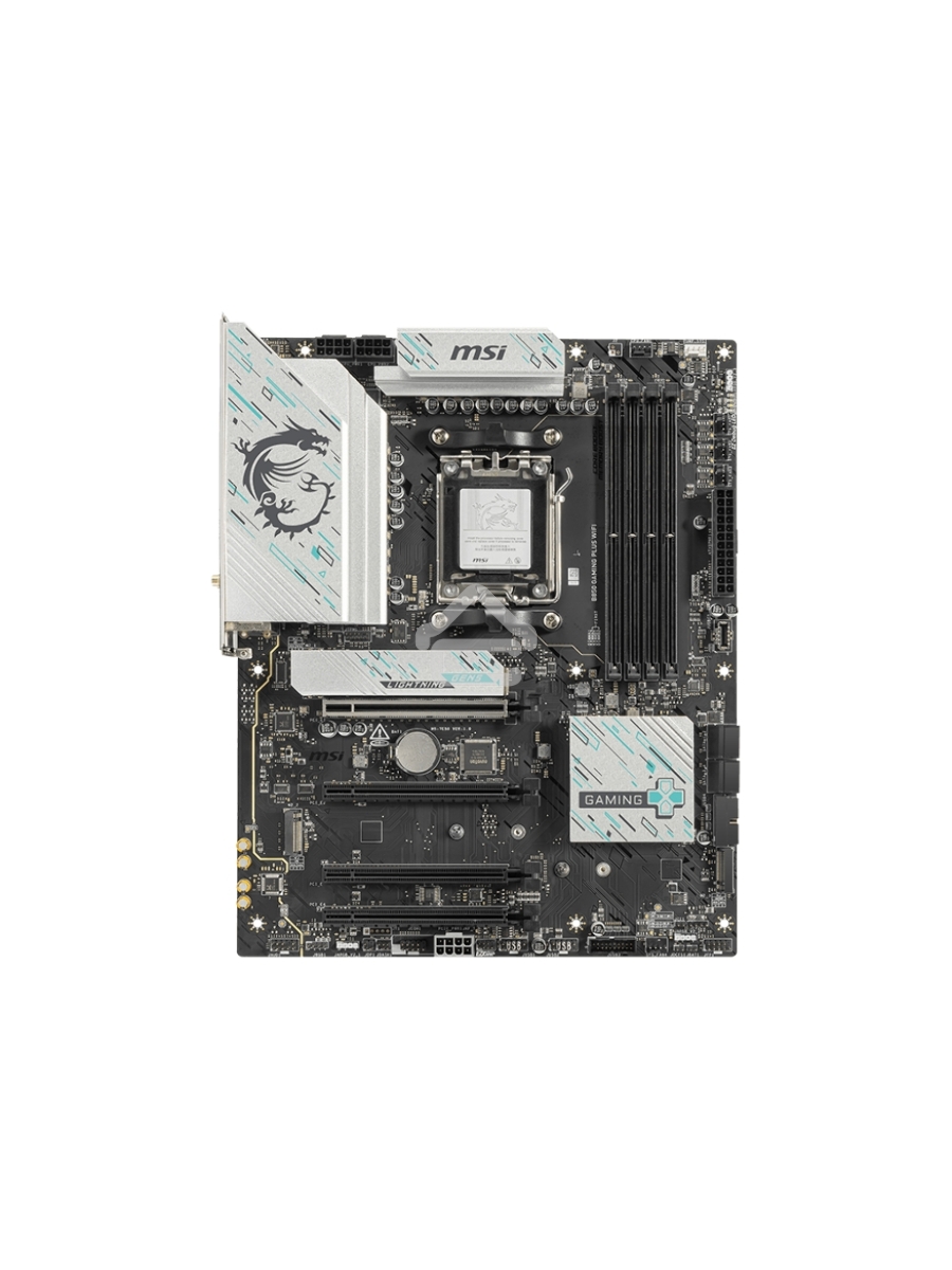Материнская плата MSI B850 GAMING PLUS WIFI SocketAM5 AMD B850 4xDDR5 ATX AC`97 8ch(7.1) 5Gigabit RAID+DP