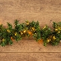 Еловый шлейф искуственный  2,7 м Теплое белое свечение 80 LED