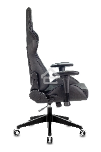 Кресло игровое Бюрократ VIKING 4 AERO BLACK EDITION черный искусст.кожа/ткань