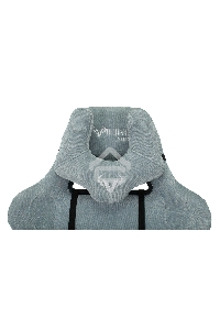 Кресло игровое Бюрократ VIKING KNIGHT LT28 FABRIC серо-голубой крестовина металл/пластик