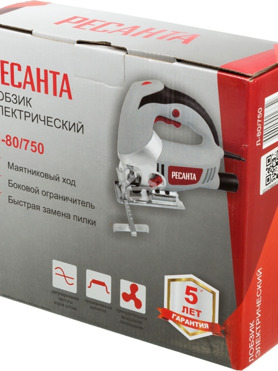 Лобзик Ресанта Л-80/750 750Вт 3000ходов/мин от электросети