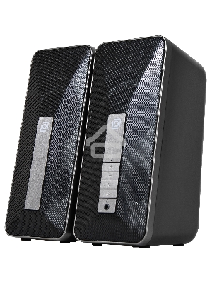 Колонки Oklick OK-130 2.0 черный BT портативные