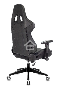 Кресло игровое Бюрократ VIKING 4 AERO BLACK EDITION черный искусст.кожа/ткань
