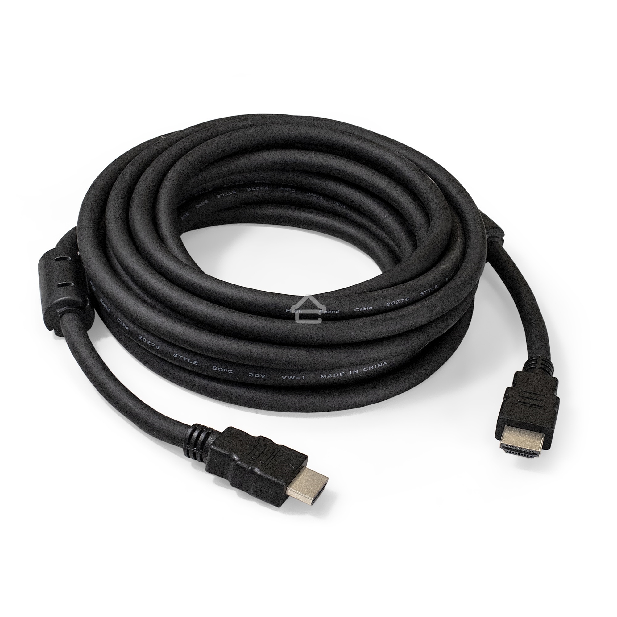 Кабель HDMI Exegate EX287725RUS EX-CC-HDMI2-5.0F (19M/19M, v2.0, 5м, 4K UHD, Ethernet, ферритовые кольца, позолоченные контакты)