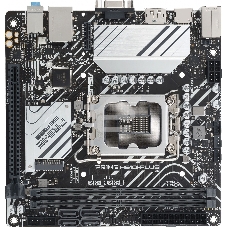 Материнская плата ASUS PRIME H610I-PLUS-CSM, LGA 1700, Intel H610, 2xDDR5, 4xSATA, 1xM.2 PCIe 3.0 x4, 1xPCIe 4.0 x16, 1xHDMI, 1xDP, 1xVGA, 2xUSB-A 3.2 Gen 1, 2xUSB-A 2.0, 1x 1Gb LAN, 3x3.5 мм, 7.1, Mini-ITX