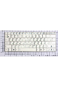 Клавиатура для ноутбука Asus Eee PC 1101 1101HA N10 N10E N10J белый