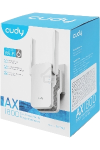 Повторитель беспроводного сигнала Cudy RE1800 AX1800 10/100/1000BASE-TX/Wi-Fi белый