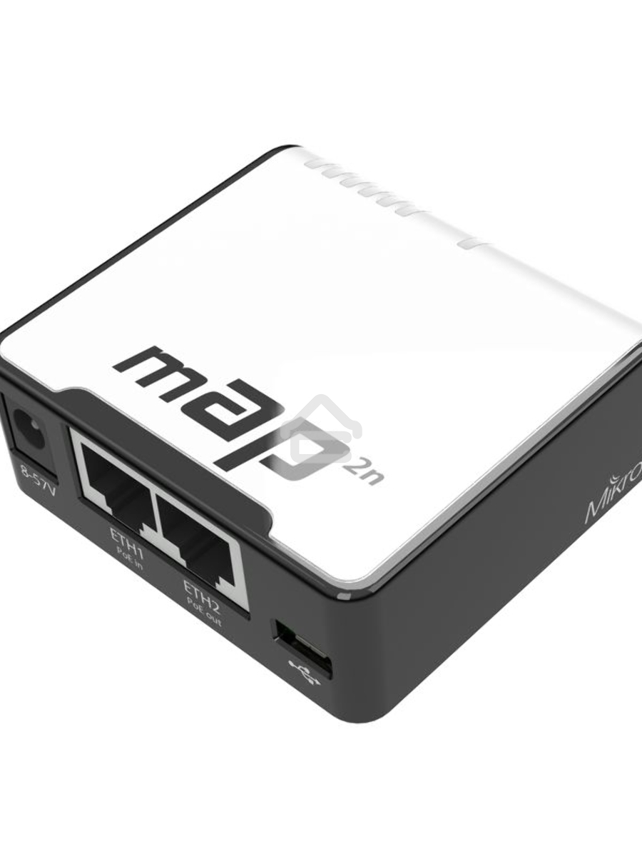 Беспроводной маршрутизатор MikroTik RBmAP2nD 802.11n 300Mbps 2.4 ГГц -1xLAN PoE белый