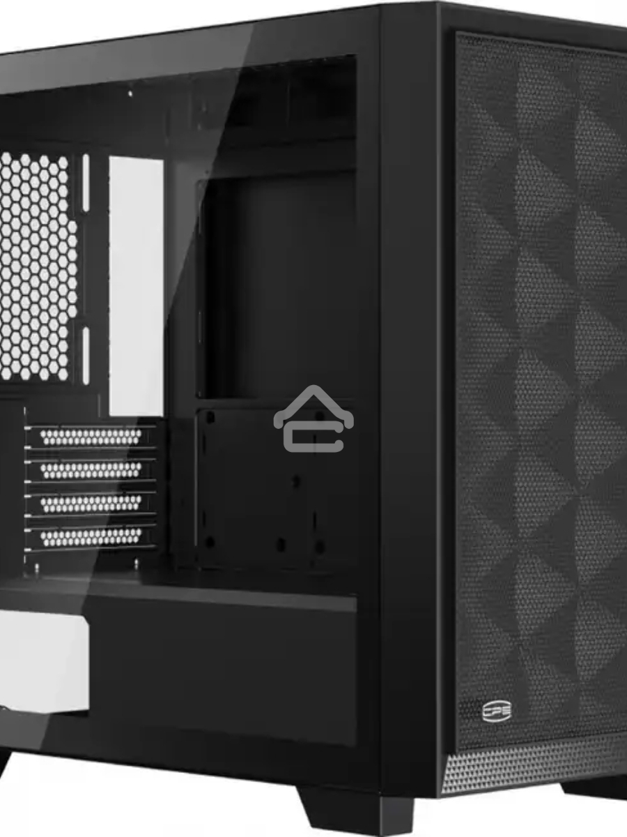 Компьютерный корпус без блока питания PCCooler C3D310 BK ARGB, Mini-Tower, TG, Mesh, 2x120mm ARGB, 2xUSB-A 3.0, mATX, mITX Black