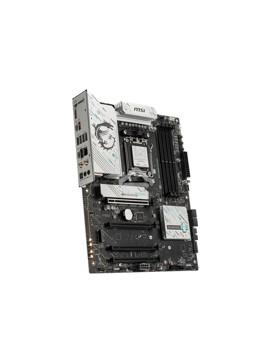 Материнская плата MSI B850 GAMING PLUS WIFI SocketAM5 AMD B850 4xDDR5 ATX AC`97 8ch(7.1) 5Gigabit RAID+DP