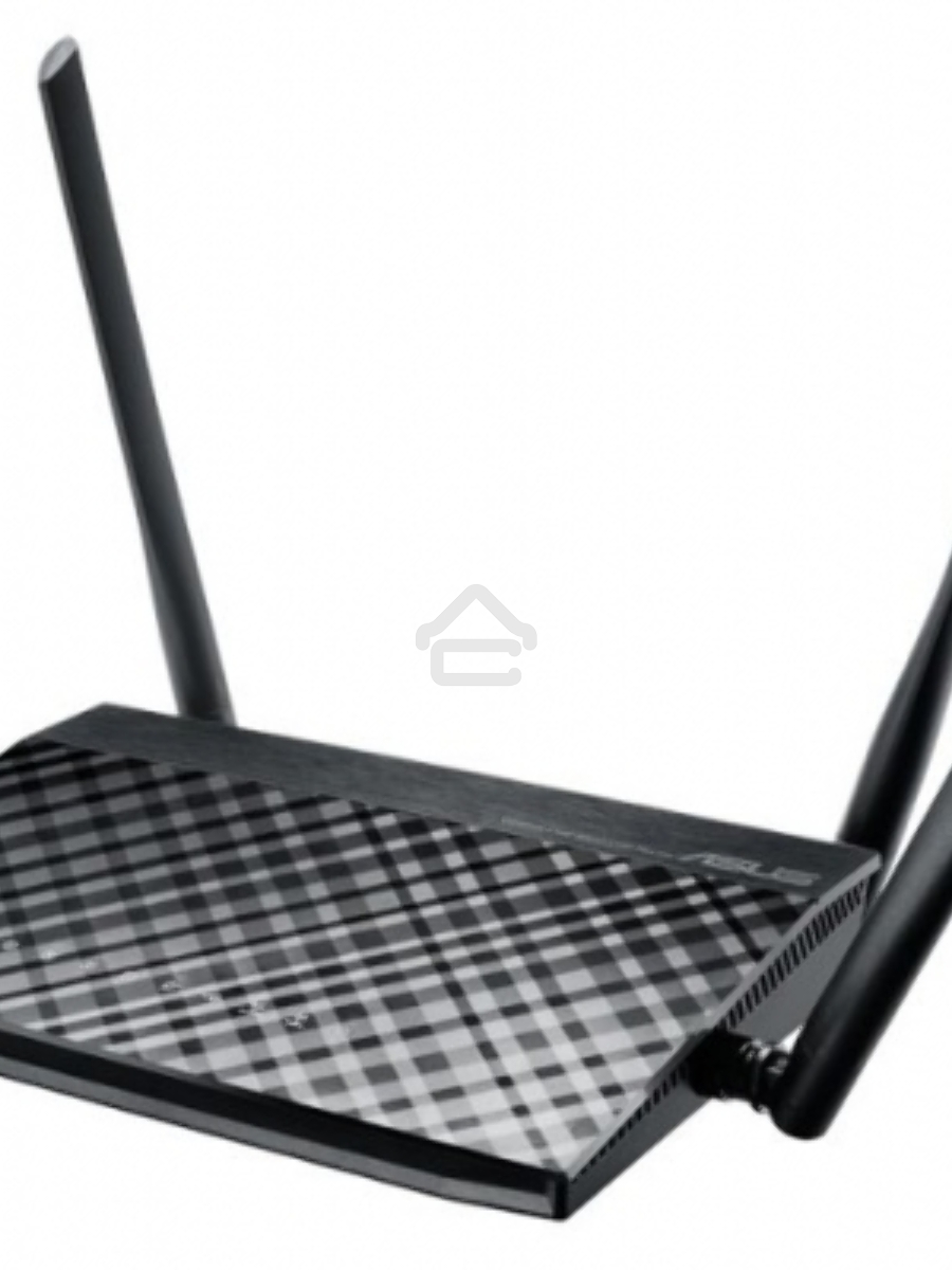Маршрутизатор беспроводной Asus RT-AC1200 10/100BASE-TX черный (Dual Band)