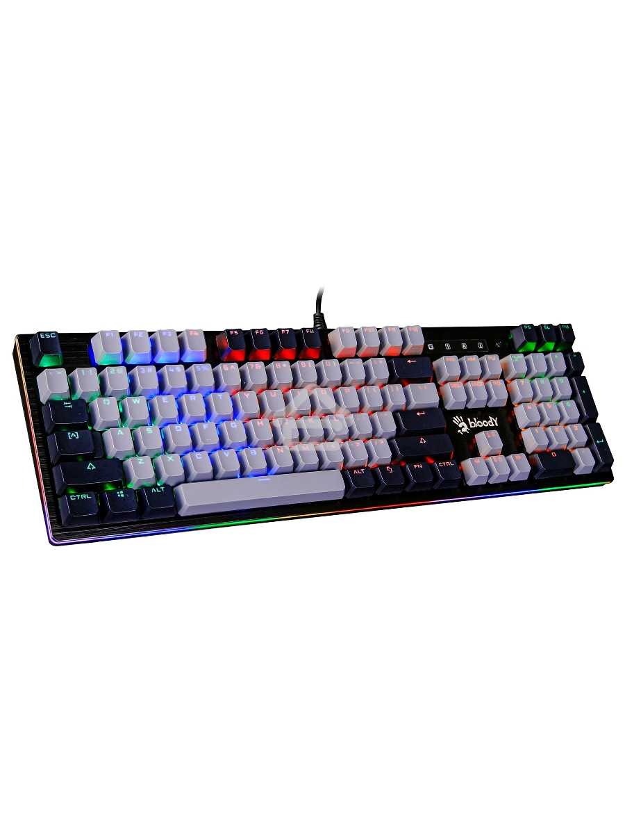 Клавиатура A4Tech Bloody B828N проводная USB черный/серый