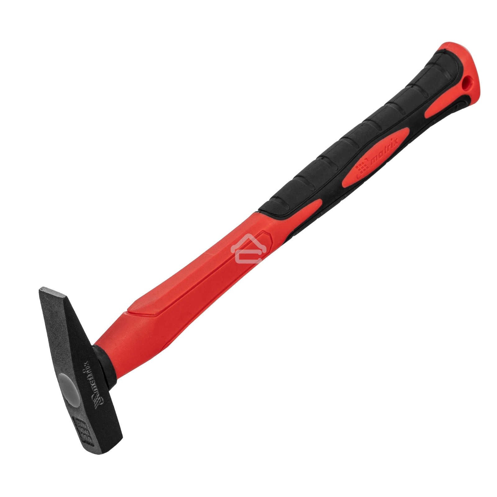 Молоток слесарный Matrix ''optimal'', 100 г, фибергласовая обрезиненная рукоятка, квадратный боек