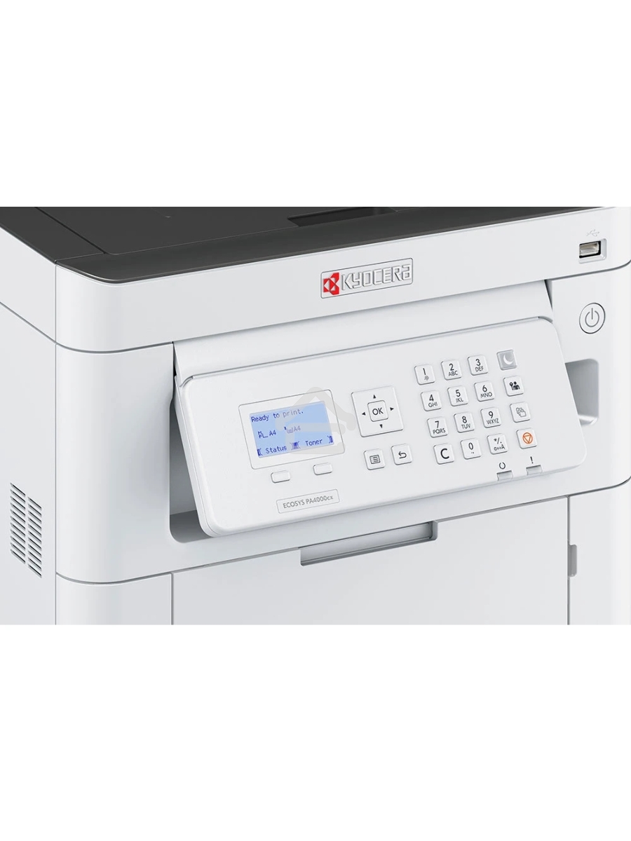 Принтер лазерный Kyocera ECOSYS PA4000cx (1102Z03NL0), A4, цветной, печ. 40 стр./мин., 1200x1200 dpi, Ethernet, USB