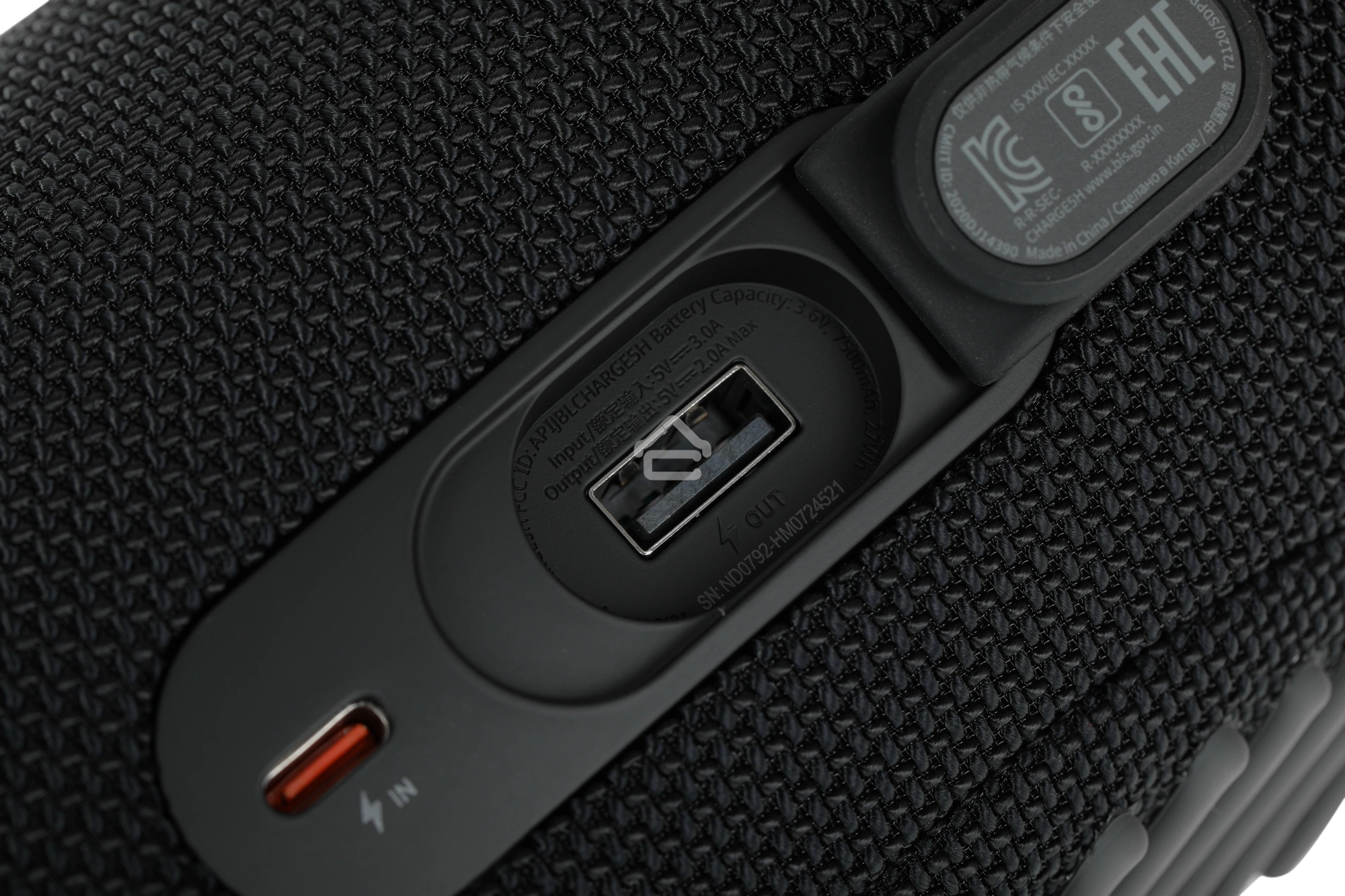 Портативная акустика JBL Charge 5, черный