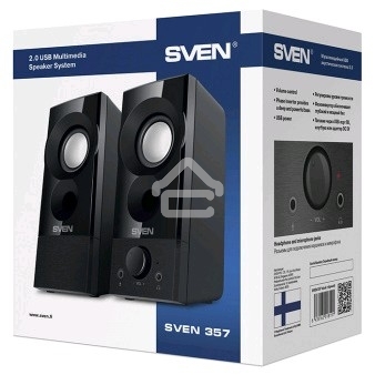 Колонки Sven 357, черный (6 Вт, питание USB)