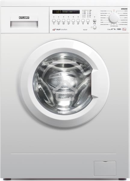 Стиральная машина Atlant СМА 70С107-000 белый, загрузка фронтальная 7 кг, 1000 об/мин., класс: А++