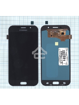 Дисплей для Samsung Galaxy A7 (2017) SM-A720F в сборе с тачскрином (OLED) черный