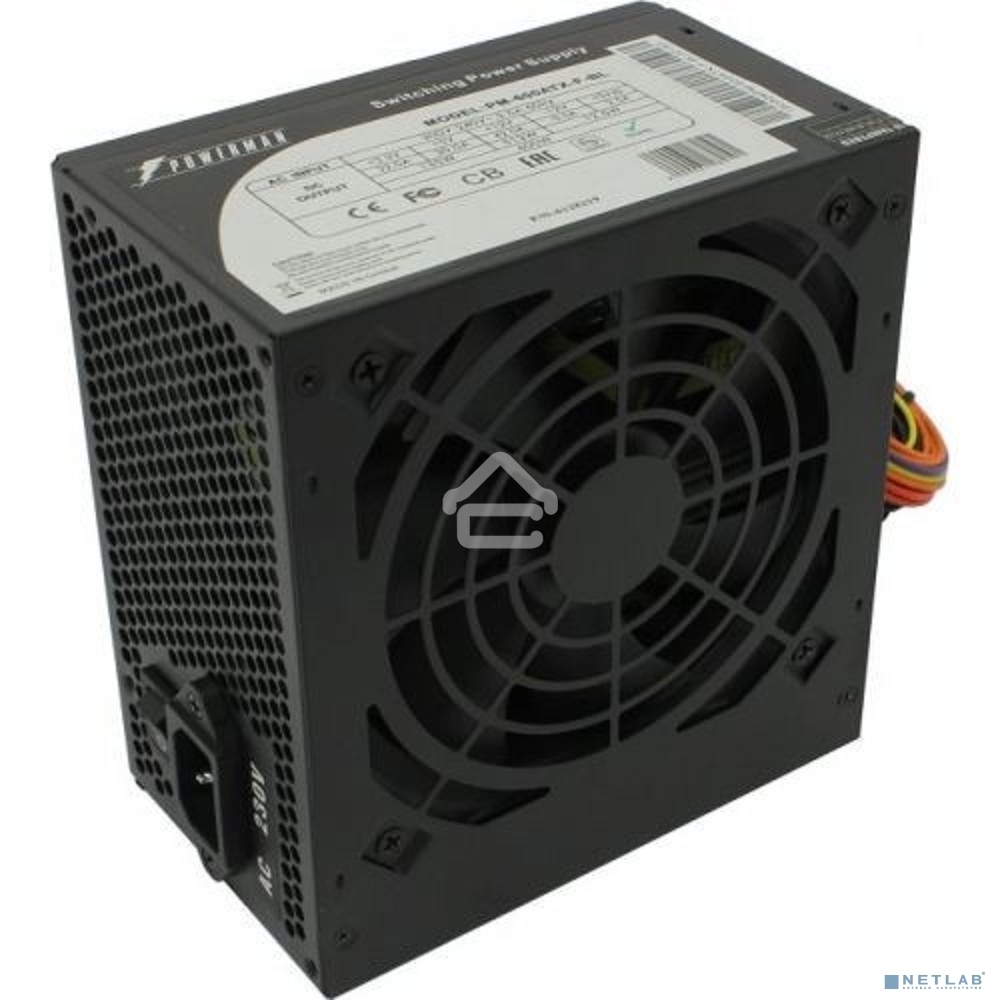Блок питания Inwin/Powerman PM-600ATX-F-BL, 600 Вт, 120мм, черный