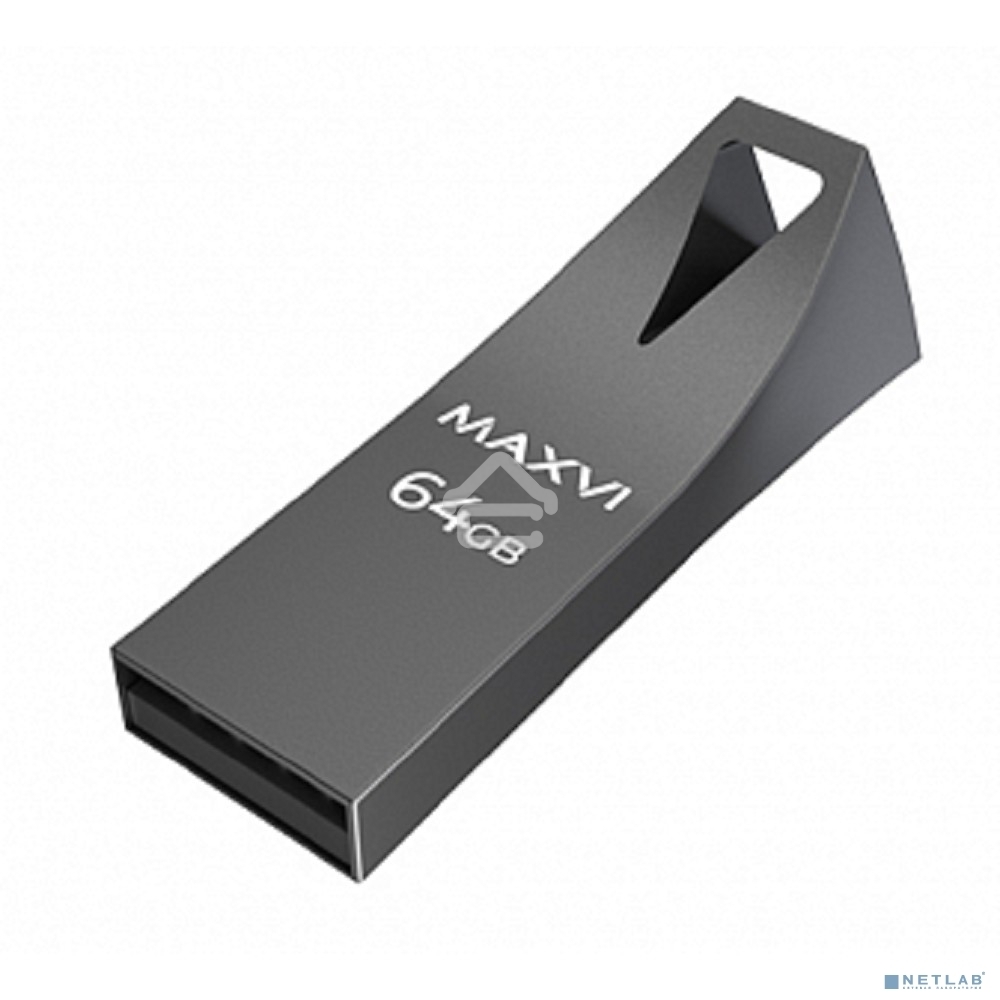 Флешка USB R/W Maxvi MK2 64GB USB 2.0 dark grey