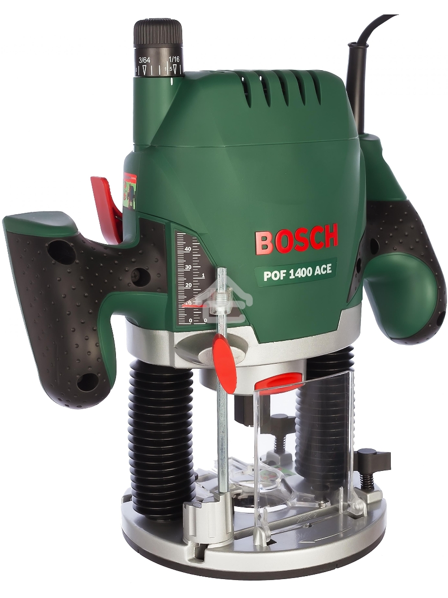 Фрезеры Bosch POF 1400 ACE 060326C820 Фрезерная машина { 1400 Вт, 11000–28000 об/мин, 55мм, 3.5 кг }