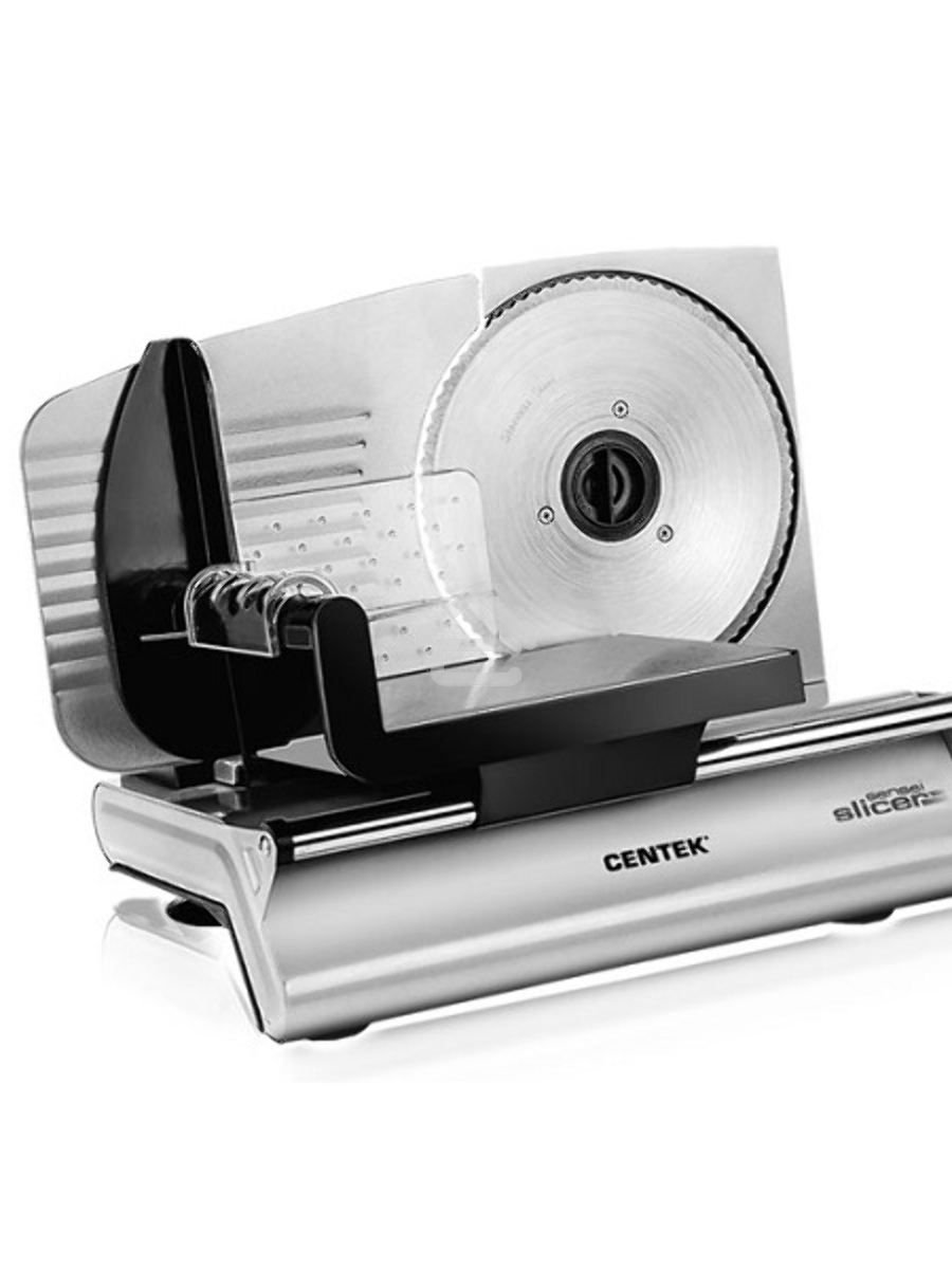 Ломтерезка Centek CT-1380, 150 Вт, толщина нарезки 3-15мм, держатель крайнего ломтика