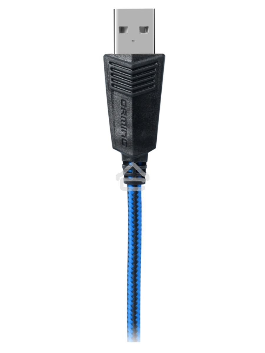 Гарнитура SVEN AP-U980MV, черный-синий (USB, LED, 7.1, 2.2m)