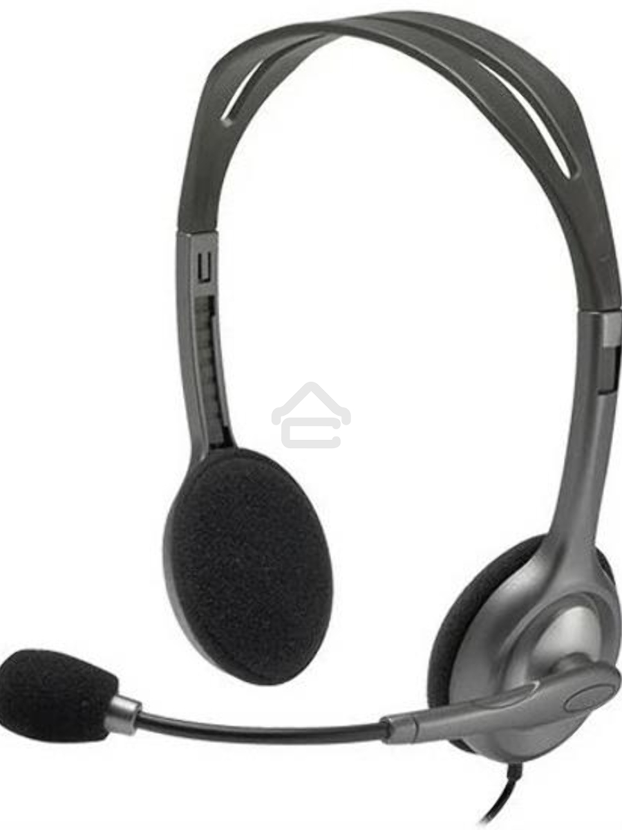 Гарнитура Logitech Headset H111 Stereo grey (981-000594/981-000593/981-000588)