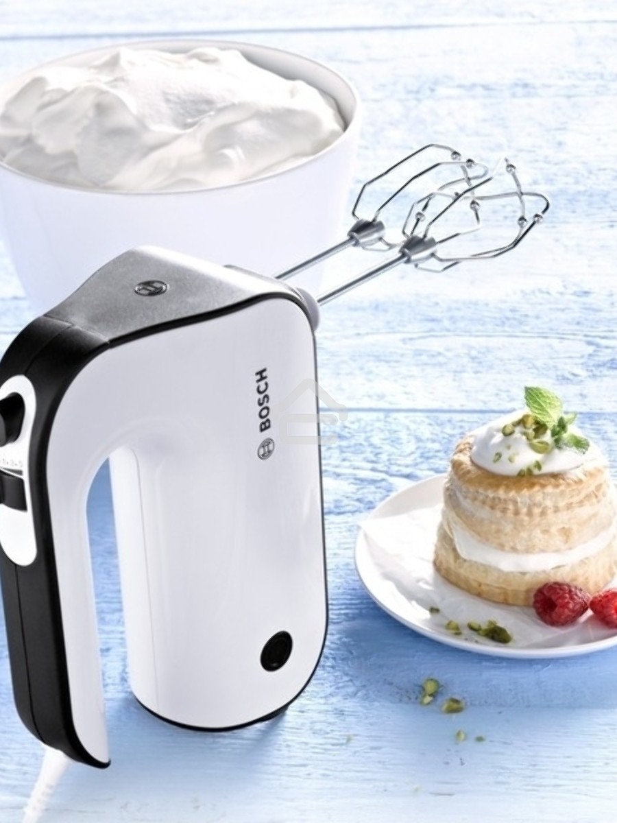 Миксер ручной Bosch MFQ4020 450Вт белый