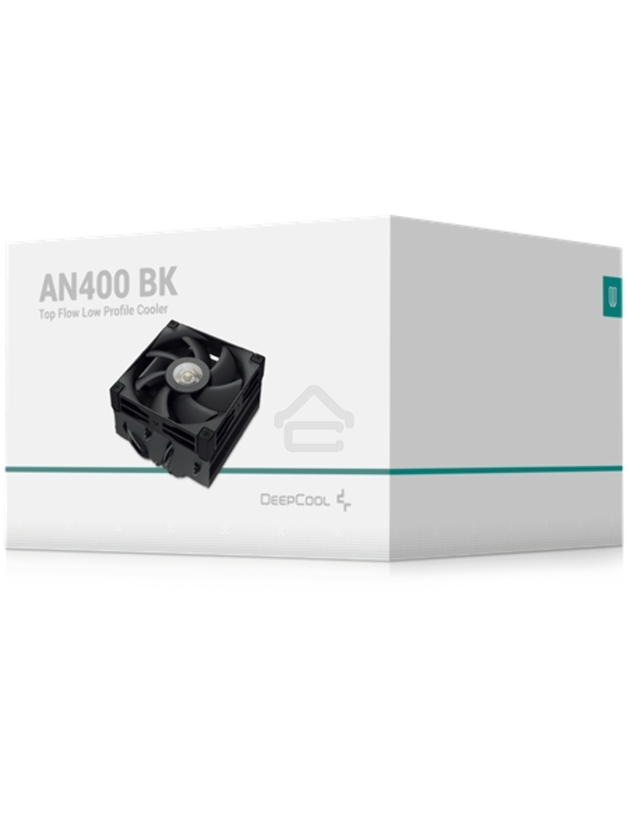 Кулер для процессора DEEPCOOL AN400 черный 92мм алюминий+медь 2900rpm 31db 4-pin 150W 52,5мм
