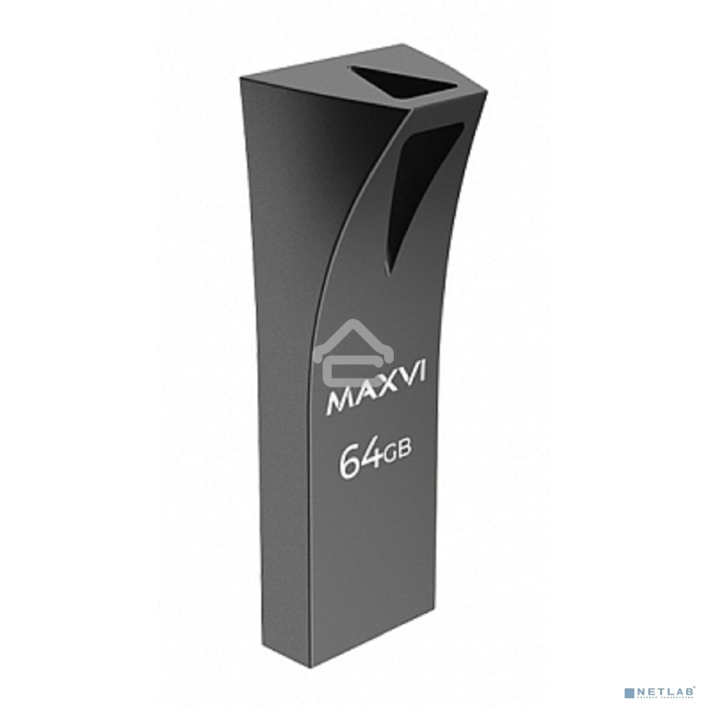 Флешка USB R/W Maxvi MK2 64GB USB 2.0 dark grey