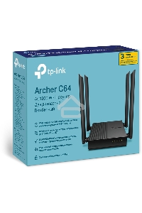 Беспроводной двухдиапазонный MU-MIMO маршрутизатор TP-Link Archer C64 AC1200