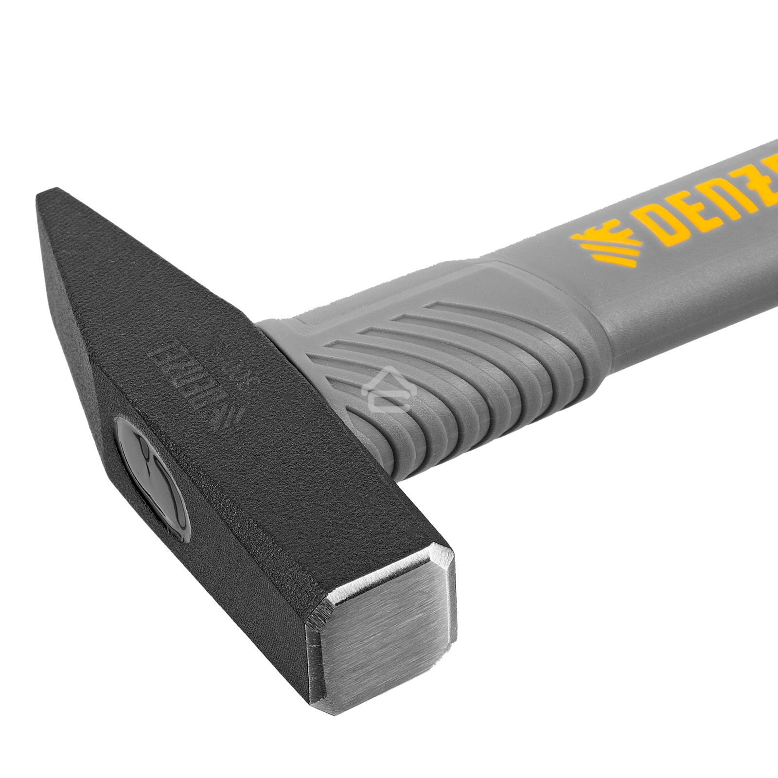 Молоток слесарный Denzel 300 г, кованый, фибергласовая рукоятка c TPR покрытием