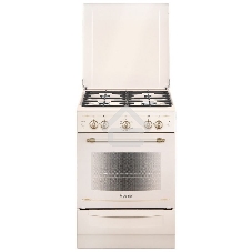 Плита газовая Gefest ПГ 6100-02 0186 бежевый, конфорок 4 шт, духовка 52 л, 60 см x 85 см x 60 см