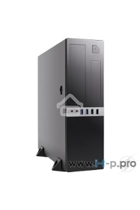Компьютерный корпус с блоком питания 300Вт. Сase Foxline mATX Desktop 300W, 2xUSB3.0, 2xUSB2.0, toolless, Black, 8cm. fan, powercord