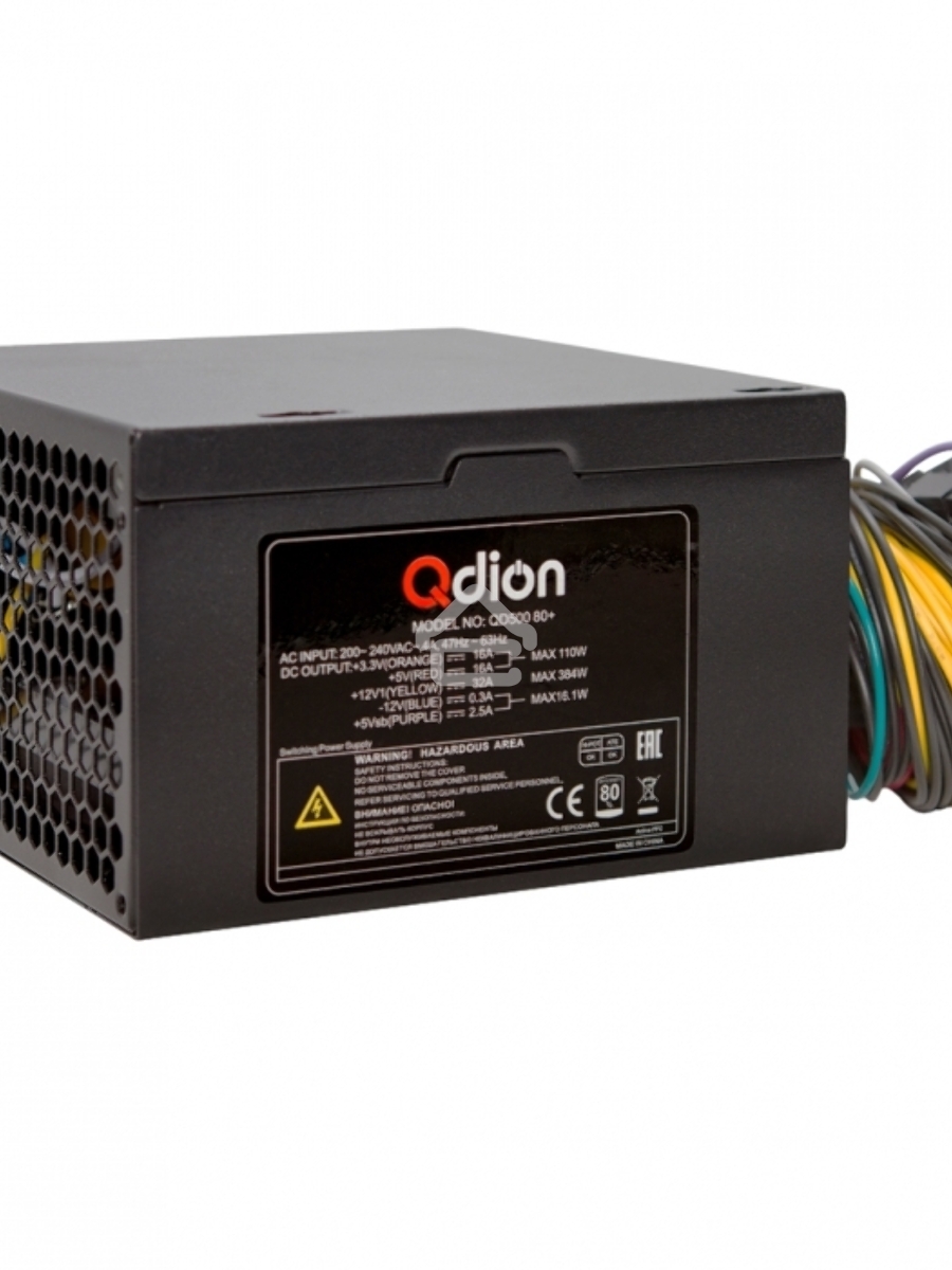 Блок питания FSP ATX 500W Q-DION QD500 (20+4pin) 120mm fan 5xSATA