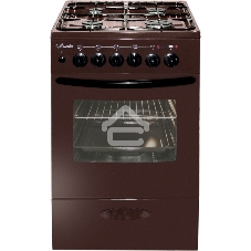 Плита комбинированная Лысьва ЭГ 401 МС-2у коричневый, конфорок 4 газовых, духовка 57 л, 50 см x 84 см x 60 см (без крышки)