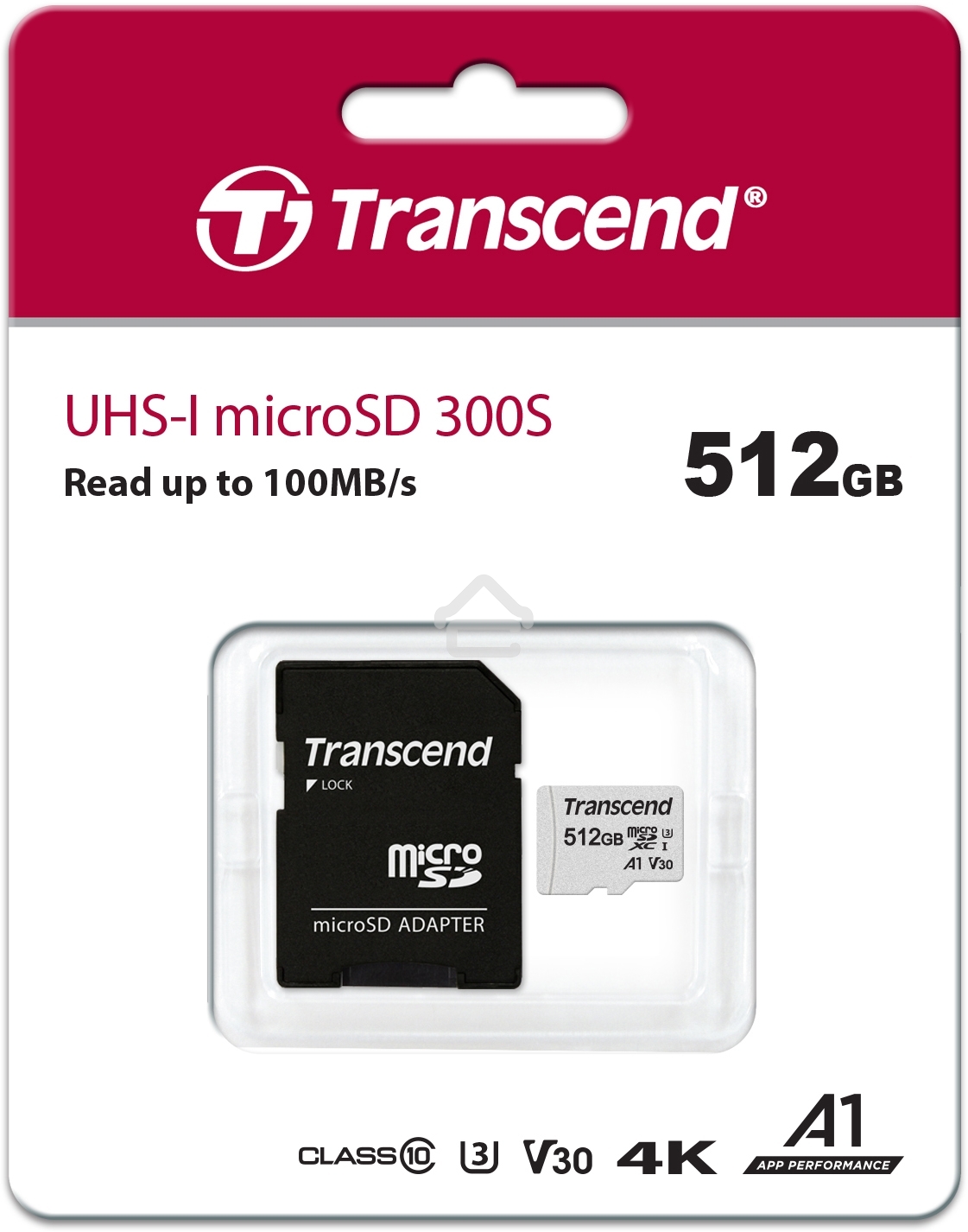 Флеш карта 512Gb microSD w/adapter UHS-I U3 A1