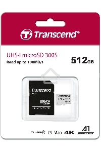 Карта памяти 512GB microSD w/ adapter UHS-I U3 A1