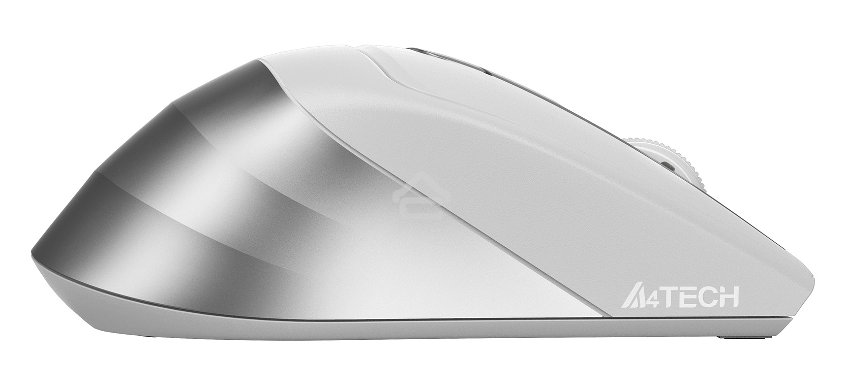 Мышь беспроводная A4Tech Fstyler FG35 серебристый/белый, 2000 dpi, радиоканал, USB, кнопки - 6