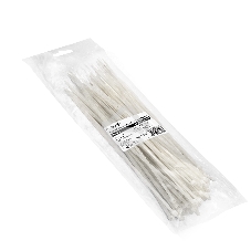 Стяжка (хомут) нейлоновая ExeGate CV66-300x4.8W (нейлон 6.6, 300x4.8 мм, неоткрывающаяся, halogen free, -40°C - +85°C, белая, 100 шт)