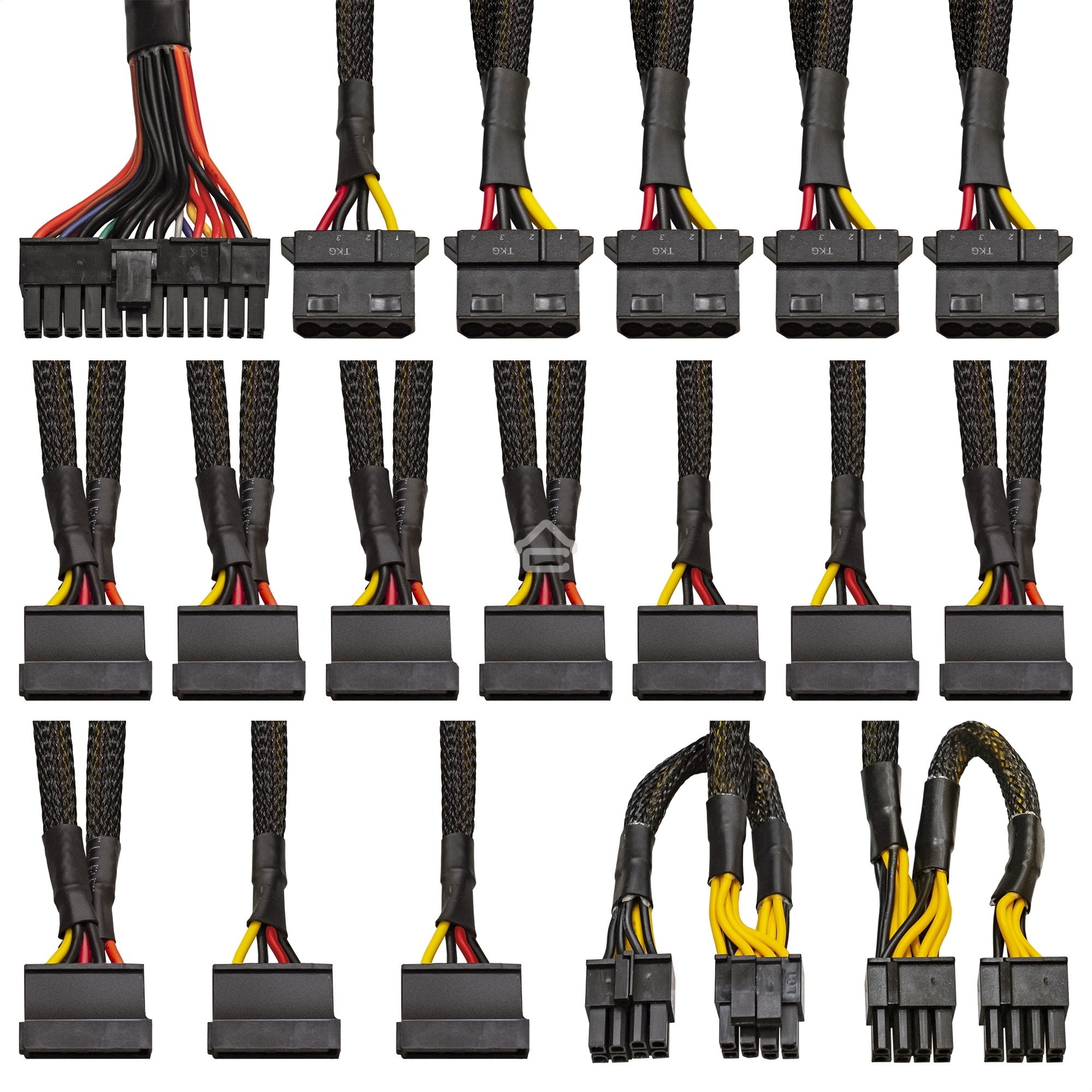 Блок питания серверный 1200W ExeGate ServerPRO-1200ADS (ATX, APFC, КПД 82% (80 PLUS), 2x8см fans, 24pin, 2x(4+