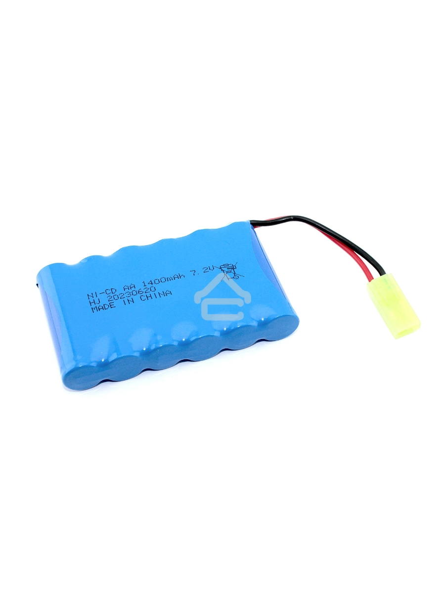 Аккумулятор Ni-Cd 7.2V 1400 mAh AA Flatpack разъем Tamiya