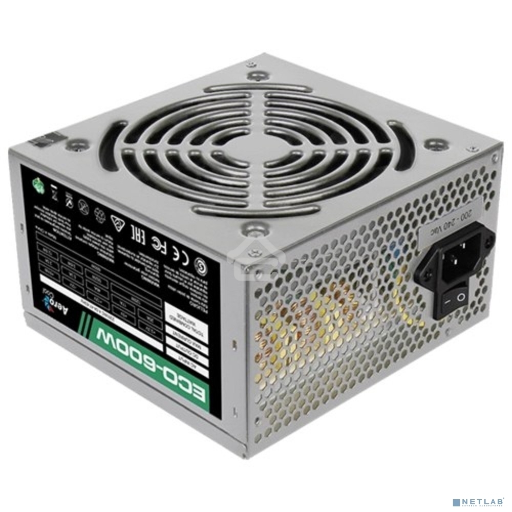 Блок питания Aerocool / Formula 600W Retail ECO-600W, 600Вт, 120мм, серый