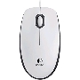 Мышь проводная Logitech M100 белый, 1000 dpi, USB, кнопки - 3